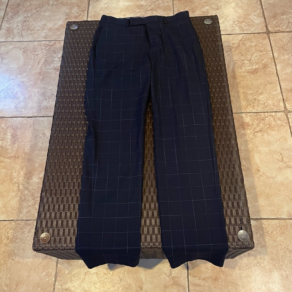 Calvin Klein Stretch Navy Blue Pants